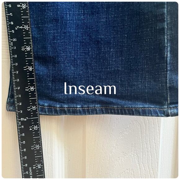 Levi’s Curvy Size 32 Blue Bootcut Jeans 31.5 Inch Inseam Style 57970 - Picture 10 of 13